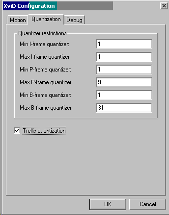 Advanced Options -> Quantization
