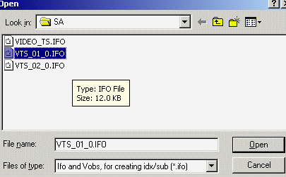 Open IFO file